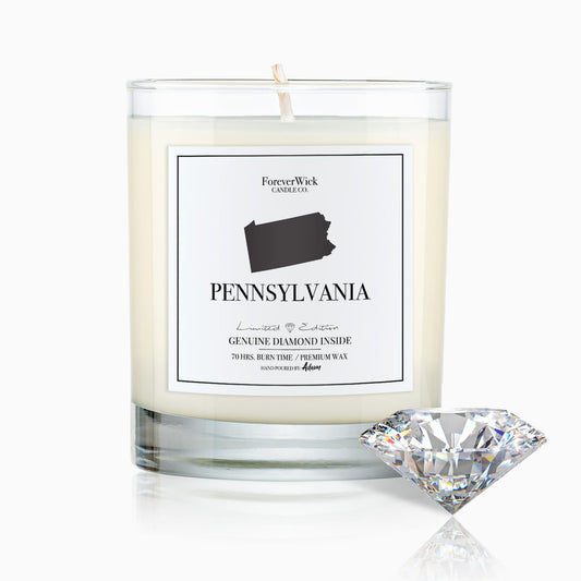 Pennsylvania Diamond Candle