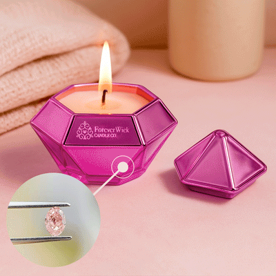 The Pink Diamond Candle + 1.00ct+ Pink Diamond (IGI Certificate Included)