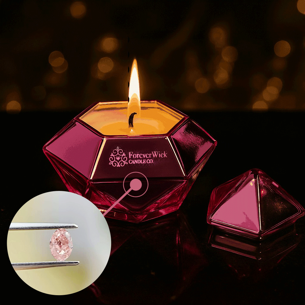 The Pink Diamond Candle + 1.00ct+ Pink Diamond (IGI Certificate Included)