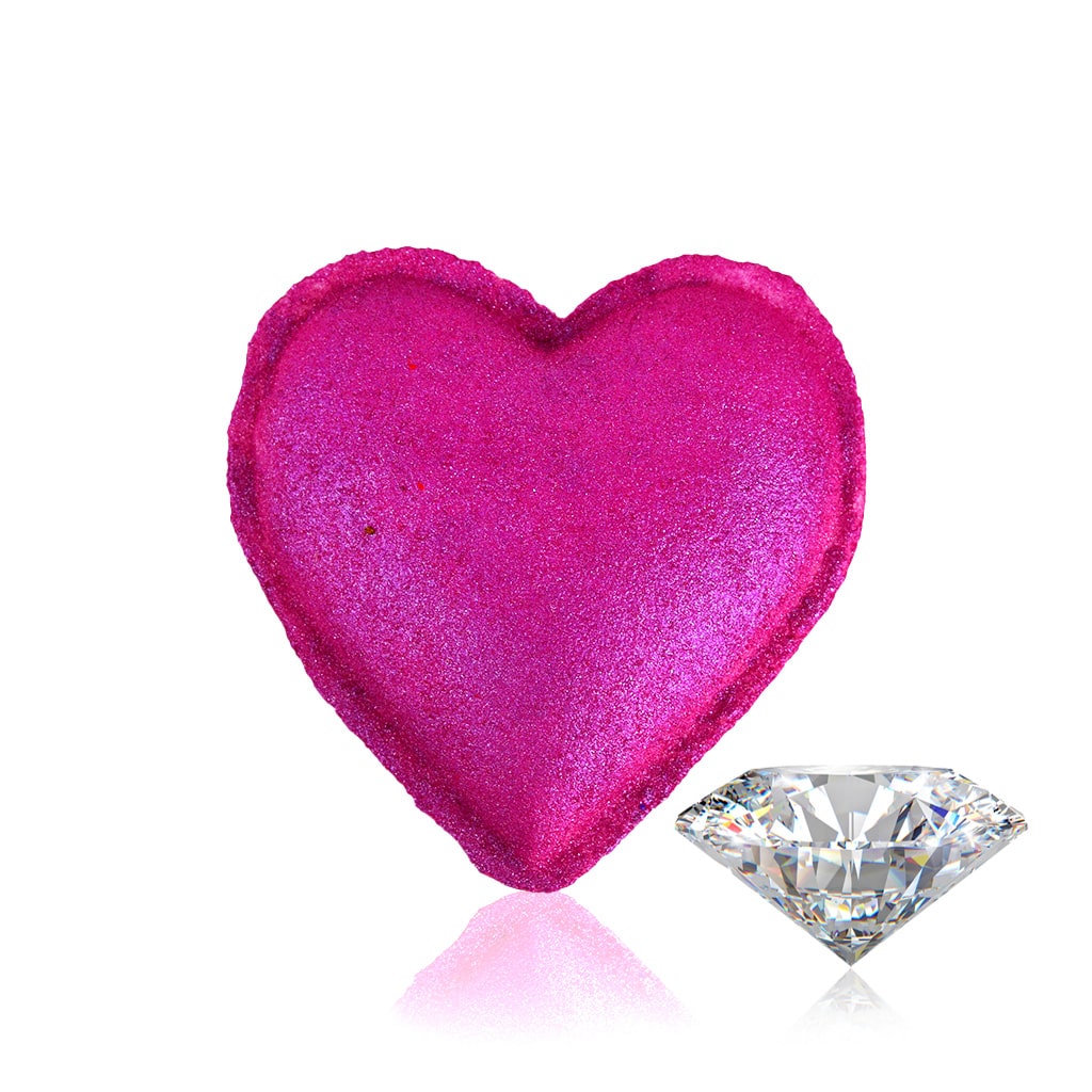 Love Bomb Luxury Bath Bomb + Genuine Diamond