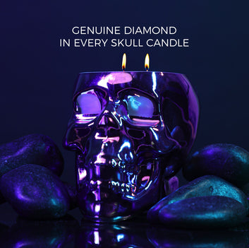 Glam Pink Skull Diamond Candle by Badass Candles