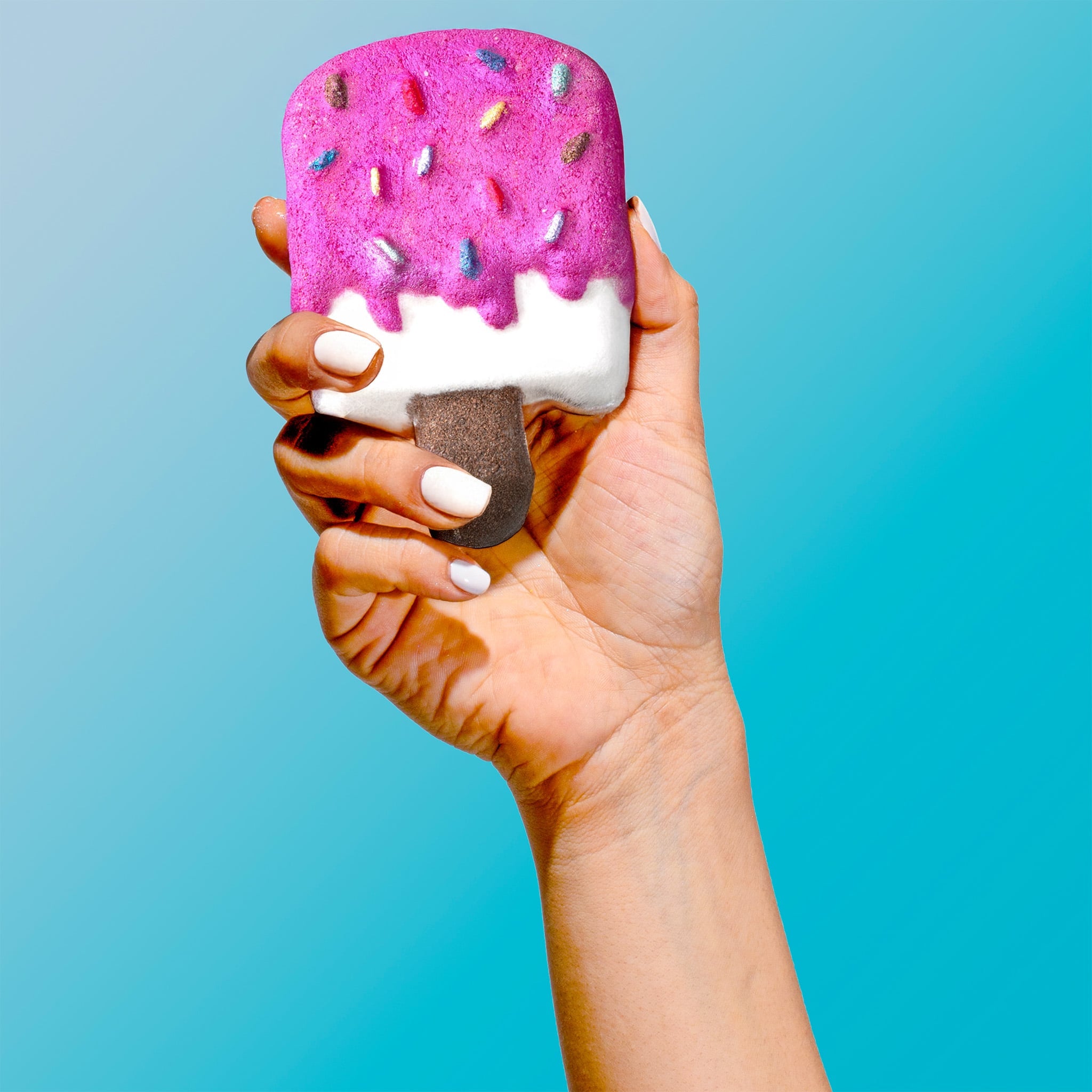 Lemon Honeysuckle Popsicle Luxury Bath Bomb + Genuine Diamond