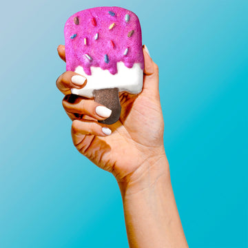 Lemon Honeysuckle Popsicle Luxury Bath Bomb + Genuine Diamond