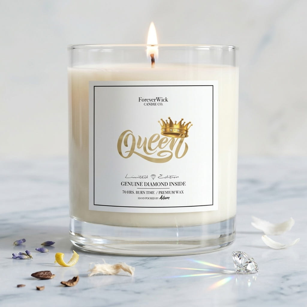 QUEEN Diamond Candle