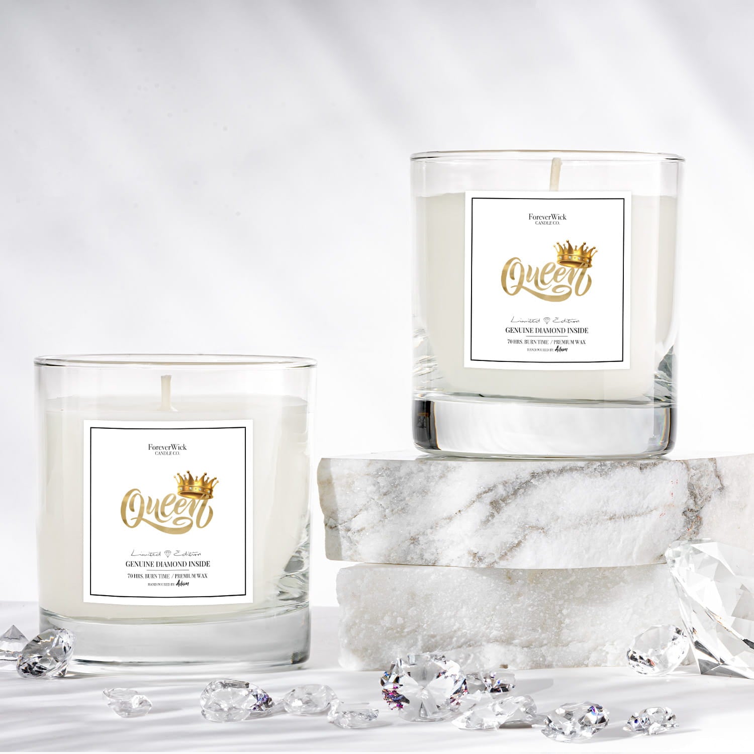 QUEEN Diamond Candle