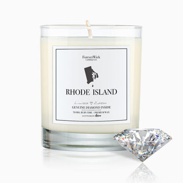 Rhode Island Diamond Candle