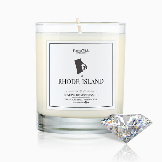 Rhode Island Diamond Candle