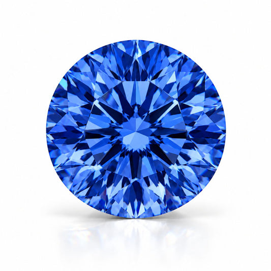 3mm round lab grown sapphire