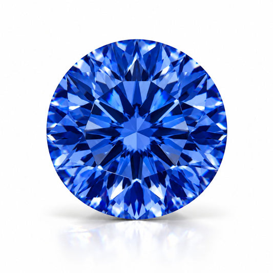4mm round lab grown sapphire