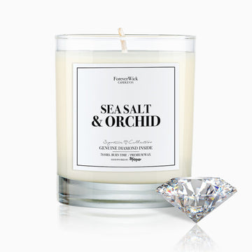 Sea Salt & Orchid Diamond Candle
