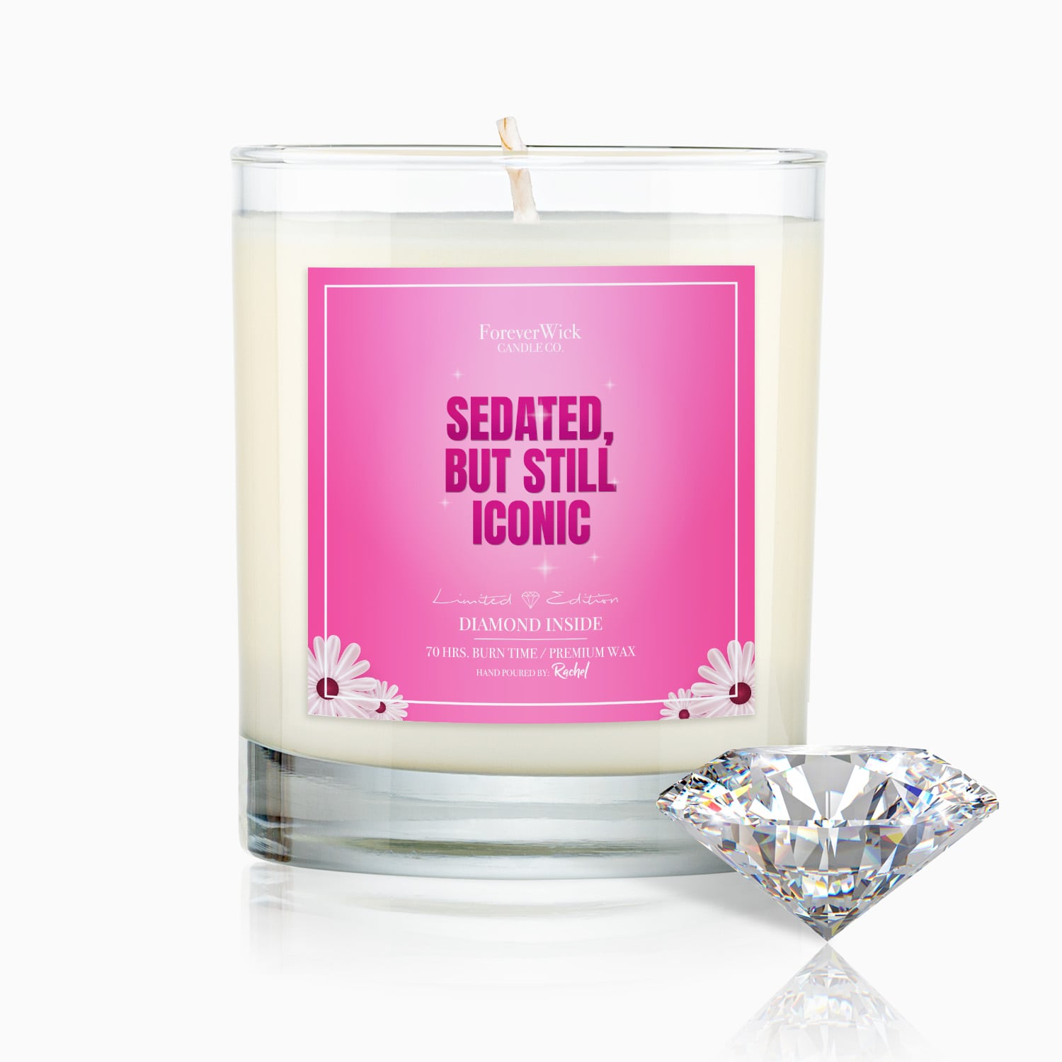 Sedated, But Still Iconic Diamond Candle