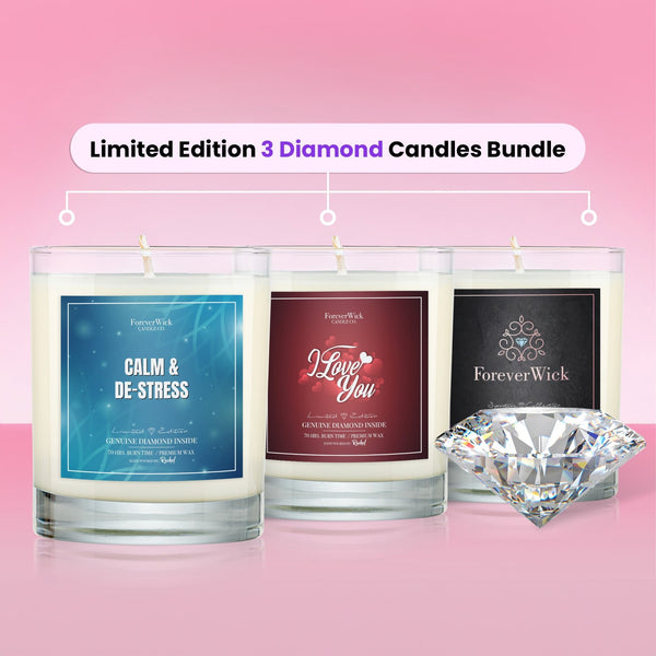 Limited Edition 3 Diamond Candles Bundle