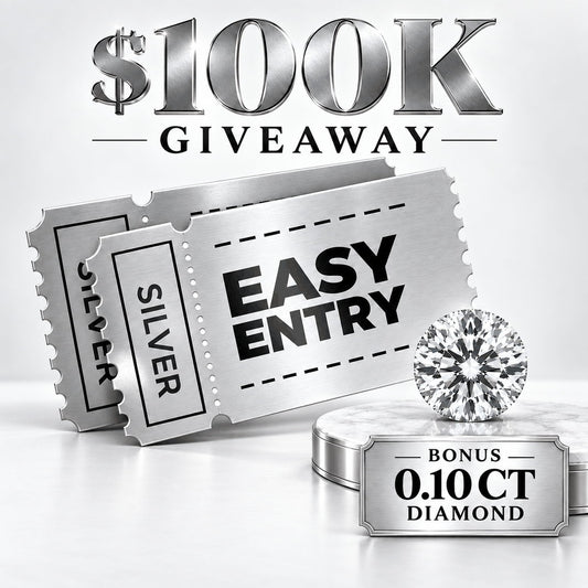 Silver Easy Entry — 500 entries into the $100,000 Giveaway with a bonus 0.10 ct diamond