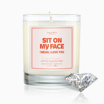 Sit On My Face Diamond Candle
