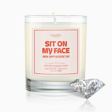 Sit On My Face Diamond Candle