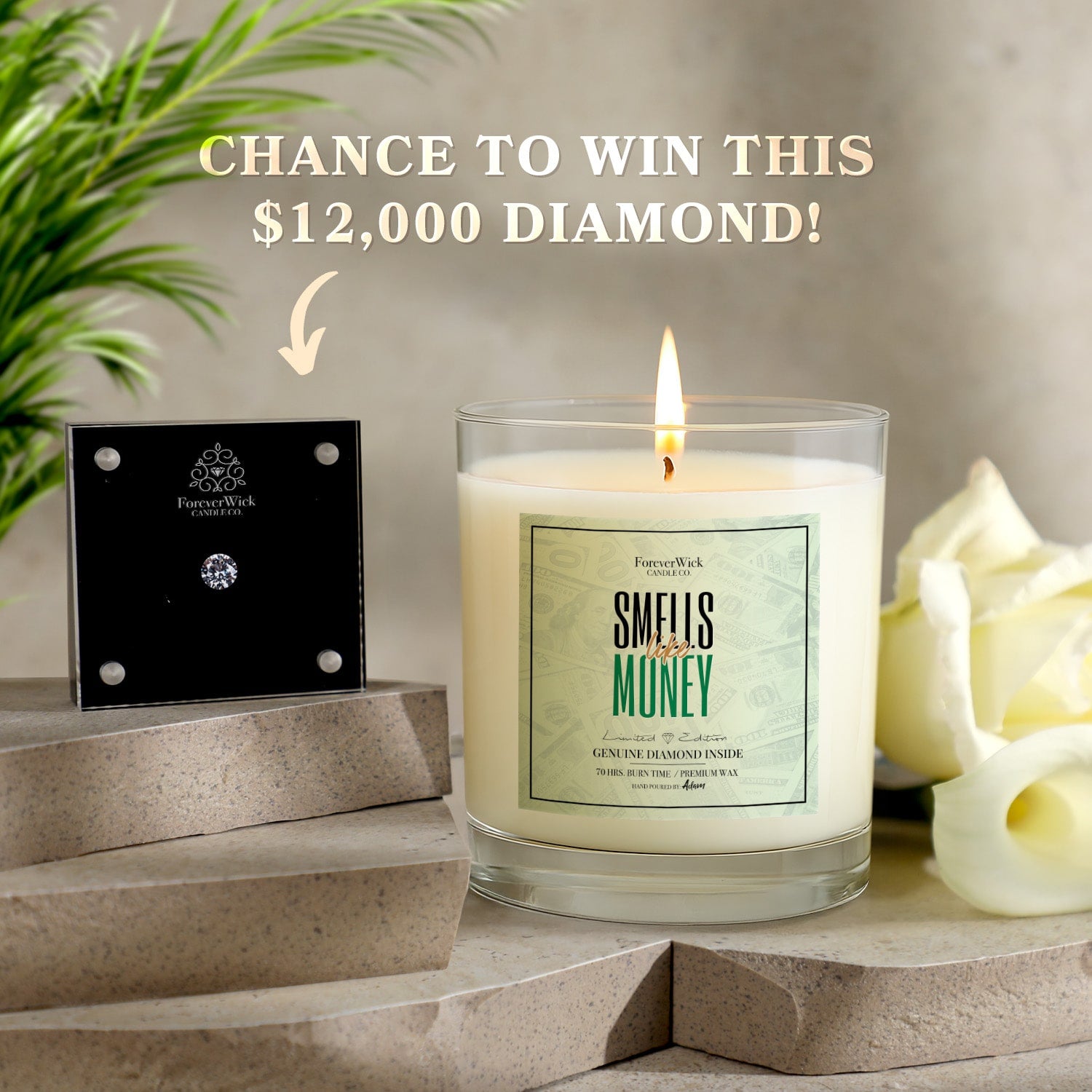 Smells Like Money Diamond Candle