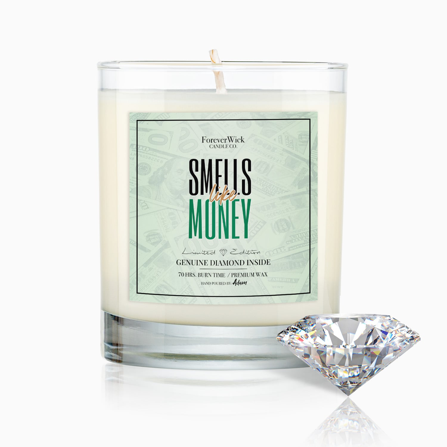 Smells Like Money Diamond Candle