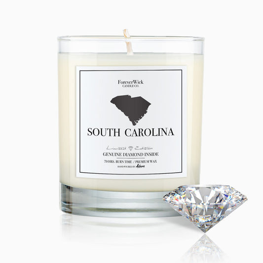 South Carolina Diamond Candle