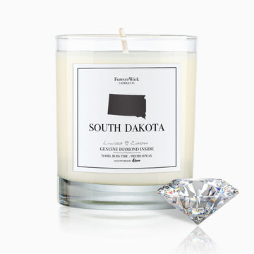 South Dakota Diamond Candle