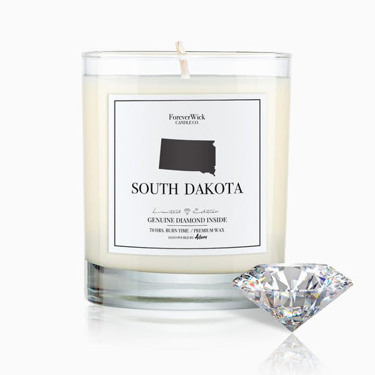 South Dakota Diamond Candle