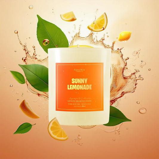 Sunny Lemonade Diamond Candle + Gift Box