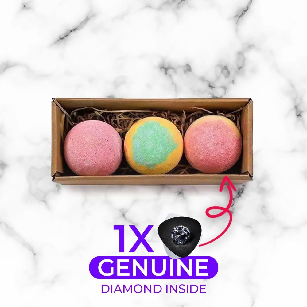 Pick 3 Bath Bombs & We Will Hide 1 Diamond Inside!