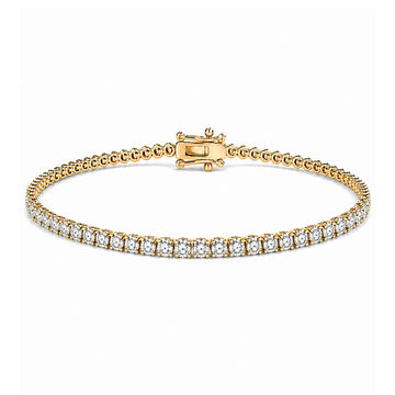 Claire Round Lab Grown Diamond Tennis Bracelet