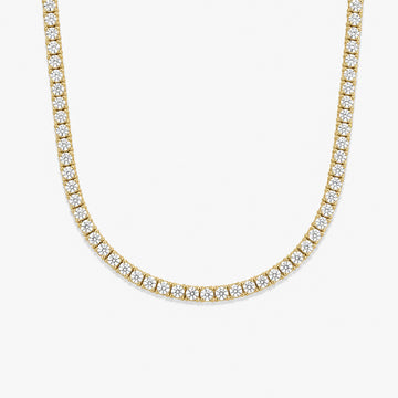 Vivienne Round Lab Grown Diamond Tennis Necklace