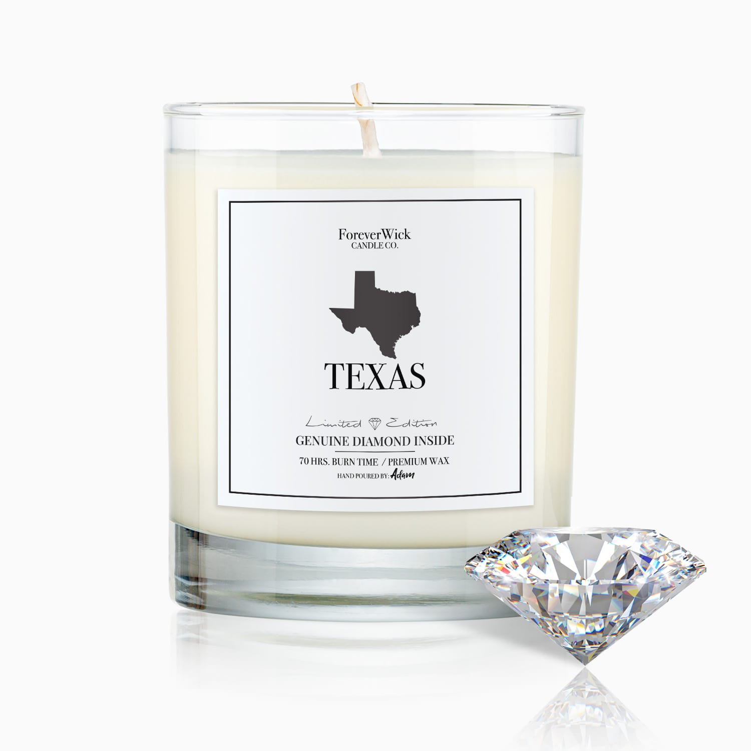 Texas Diamond Candle