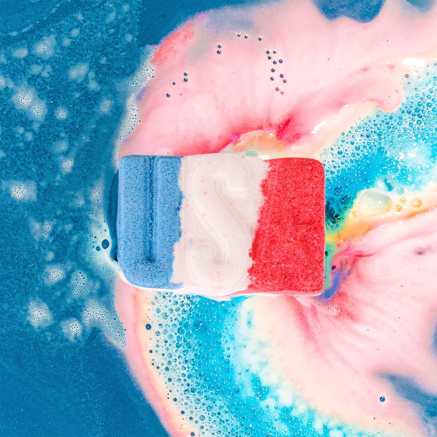 USA Fizz-tastic Luxury Bath Bomb + Genuine Diamond