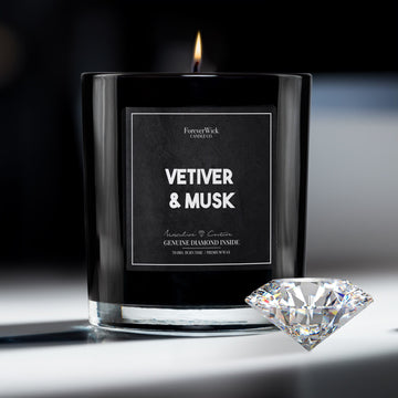 Vetiver & Musk Diamond Candle