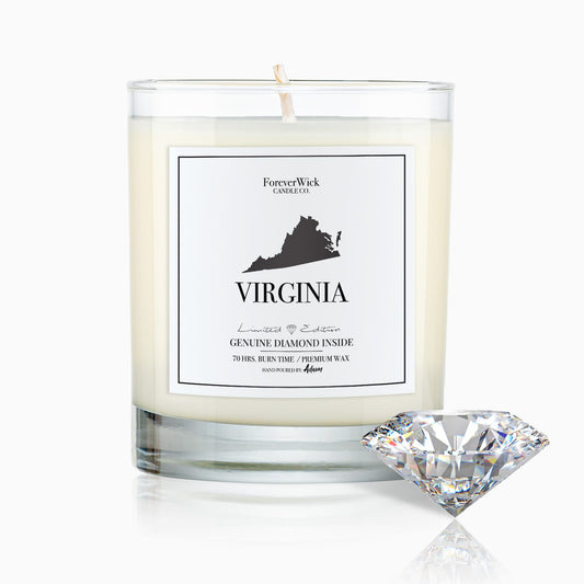 Virginia Diamond Candle