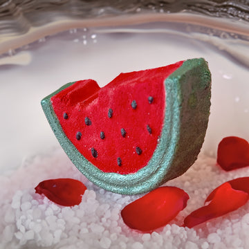 Juicy Watermelon Luxury Bath Bomb + Genuine Diamond