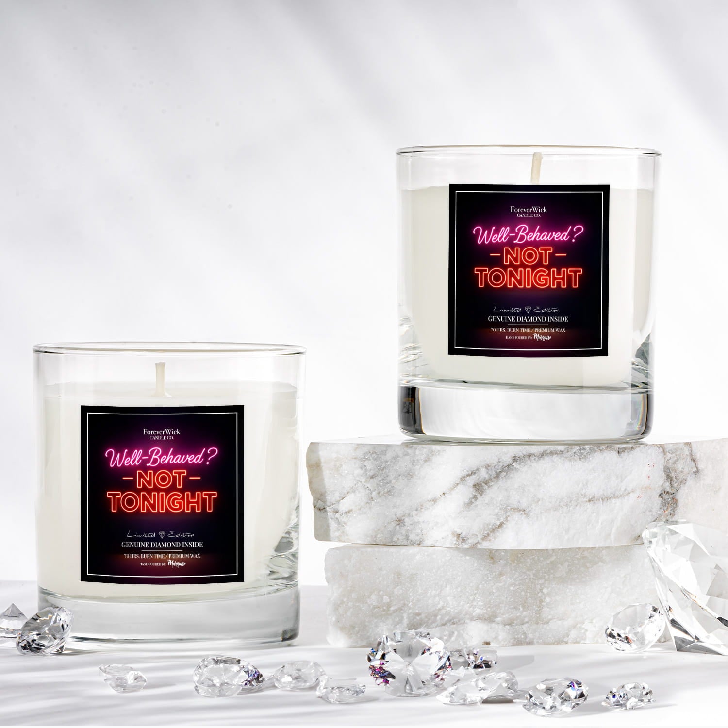Well Behaved? Not Tonight Diamond Candle