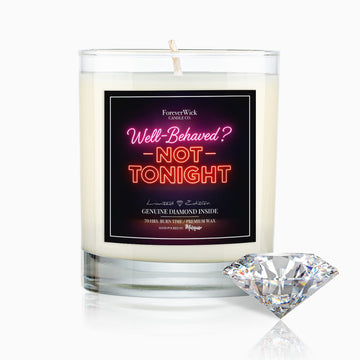 Well Behaved? Not Tonight Diamond Candle