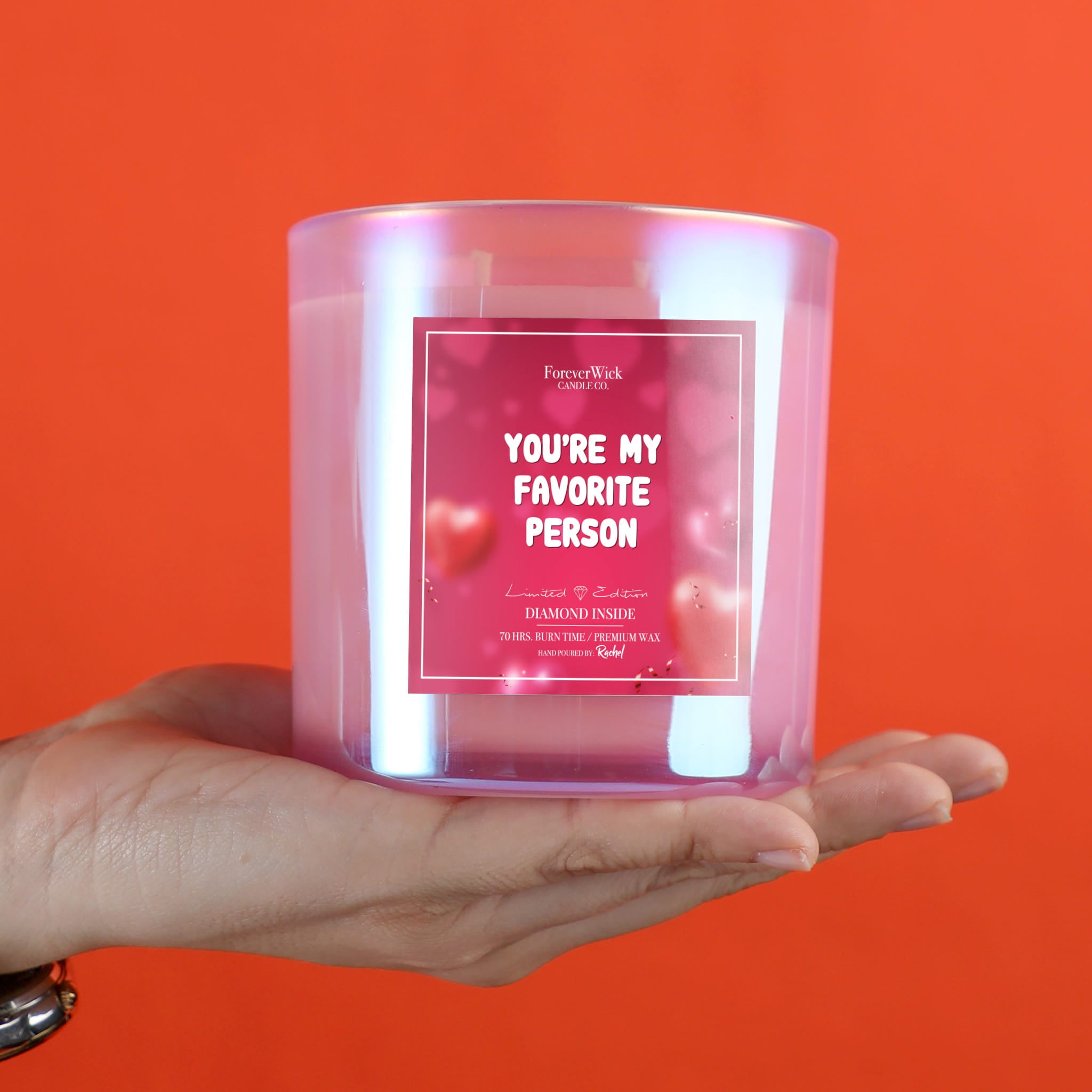 You're My Favorite Person Sparkle Diamond Candle