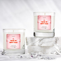 You’re My Happy Place Diamond Candle