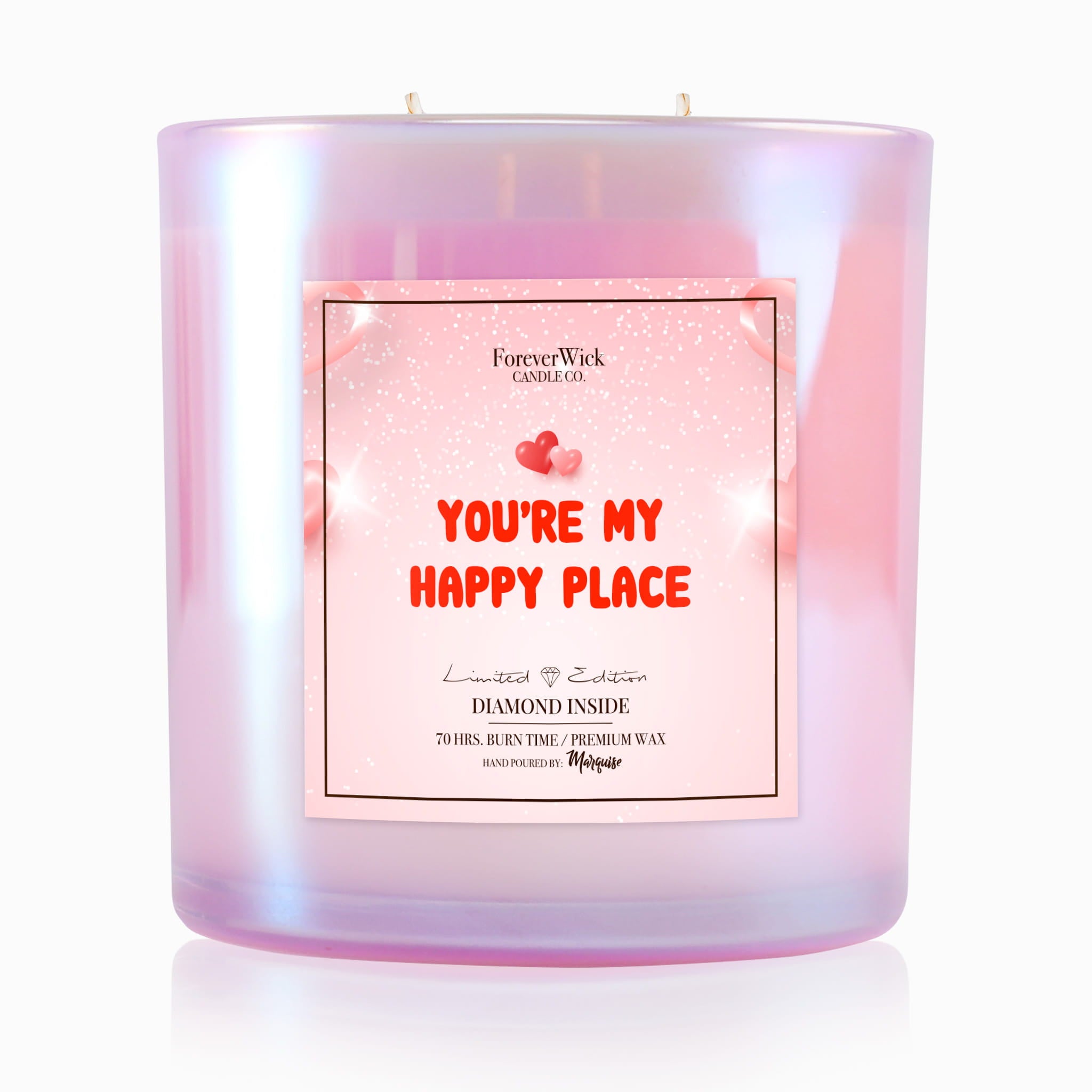 You’re My Happy Place Sparkle Diamond Candle