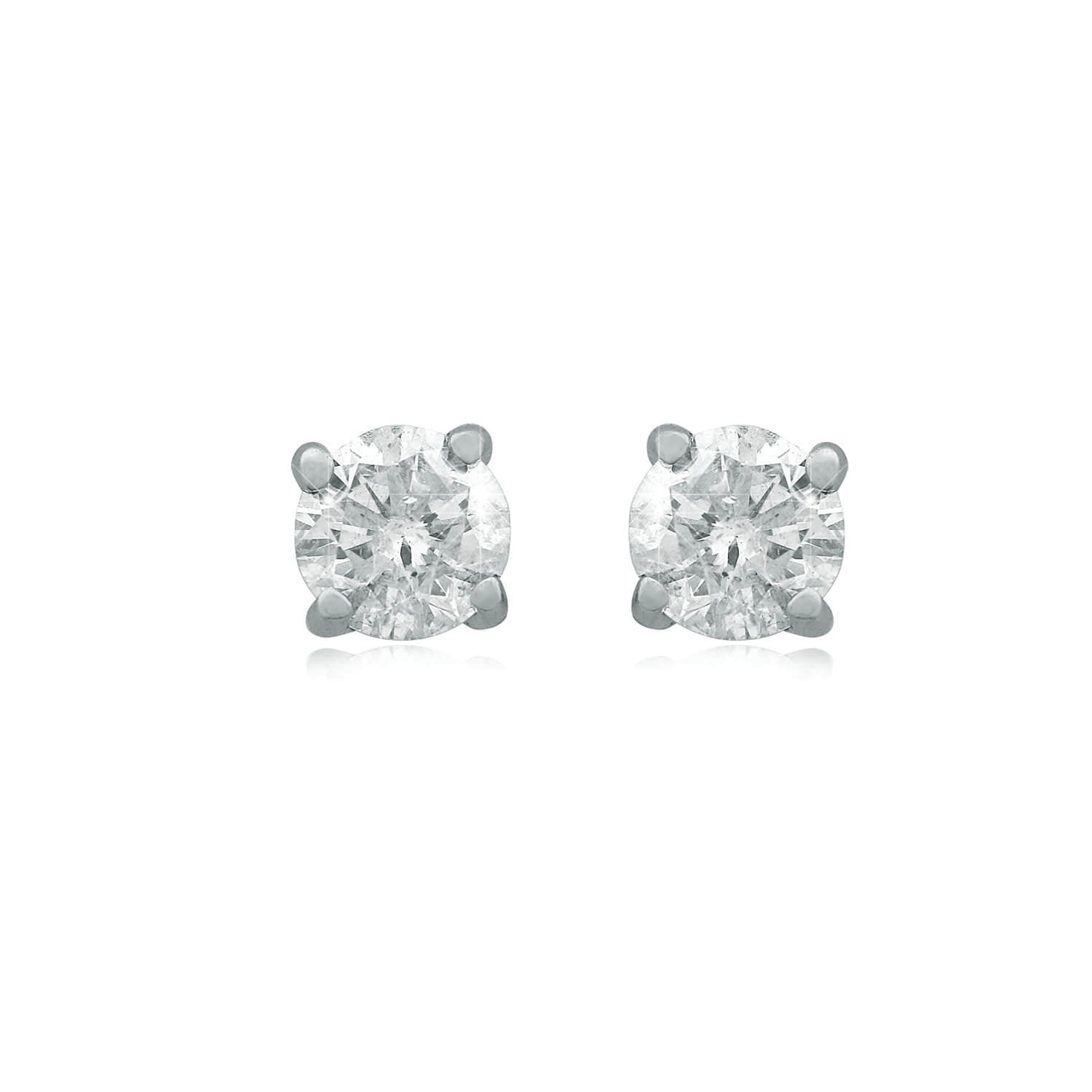 Four-Claw Diamond Stud Earrings (1/5 ct. tw.)