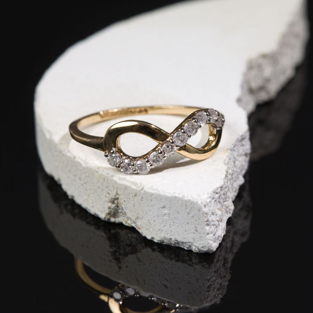 Infinity 10 Diamond Ring