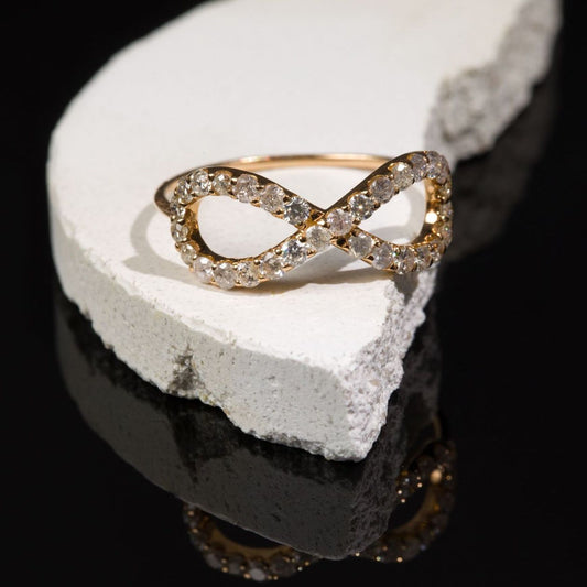 Infinity 30 Diamond Ring
