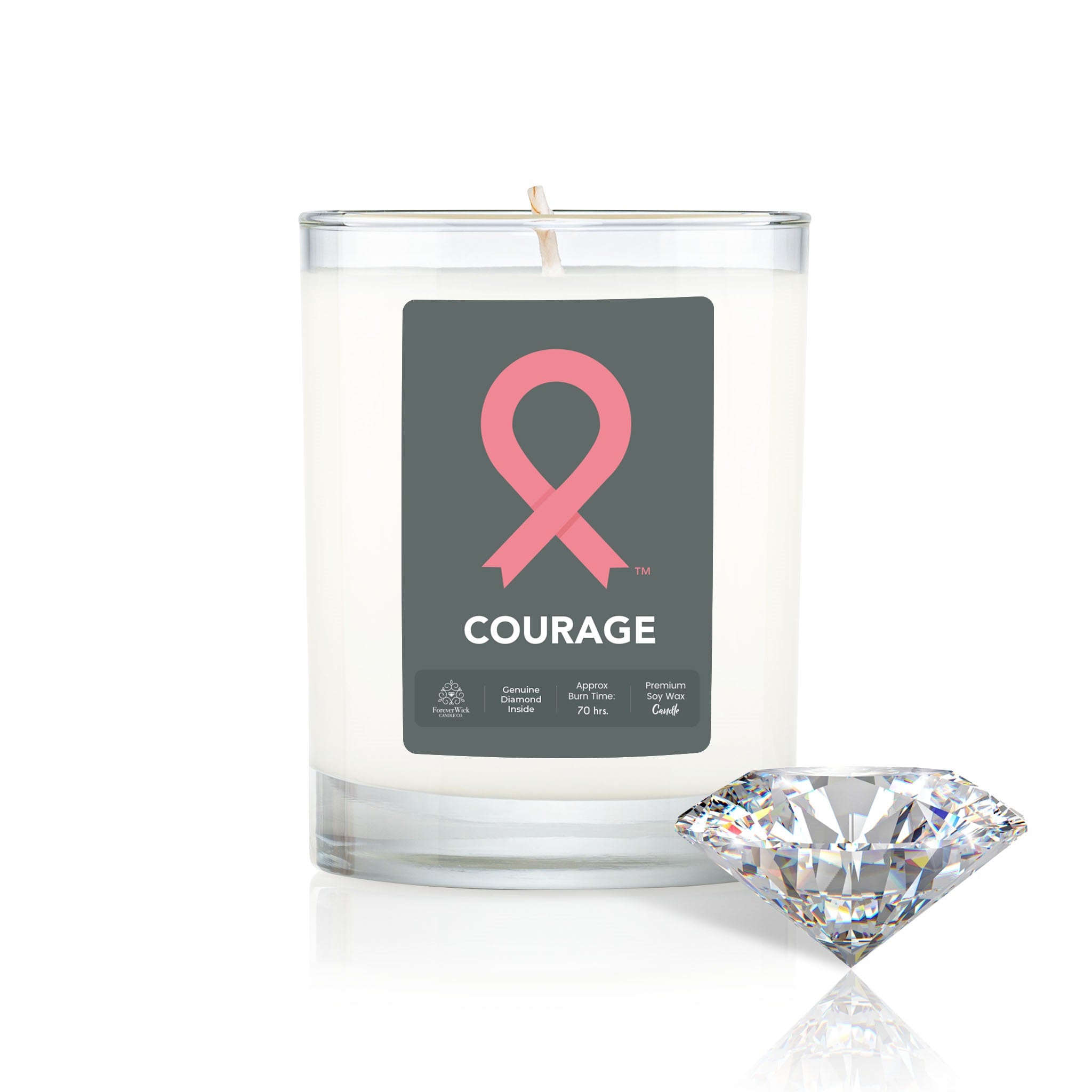 The Pink Ribbon Diamond Candle Collection