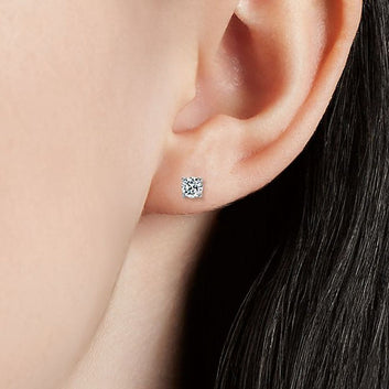 Four-Claw Diamond Stud Earrings 1/2 ct. tw. (100 Diamonds)