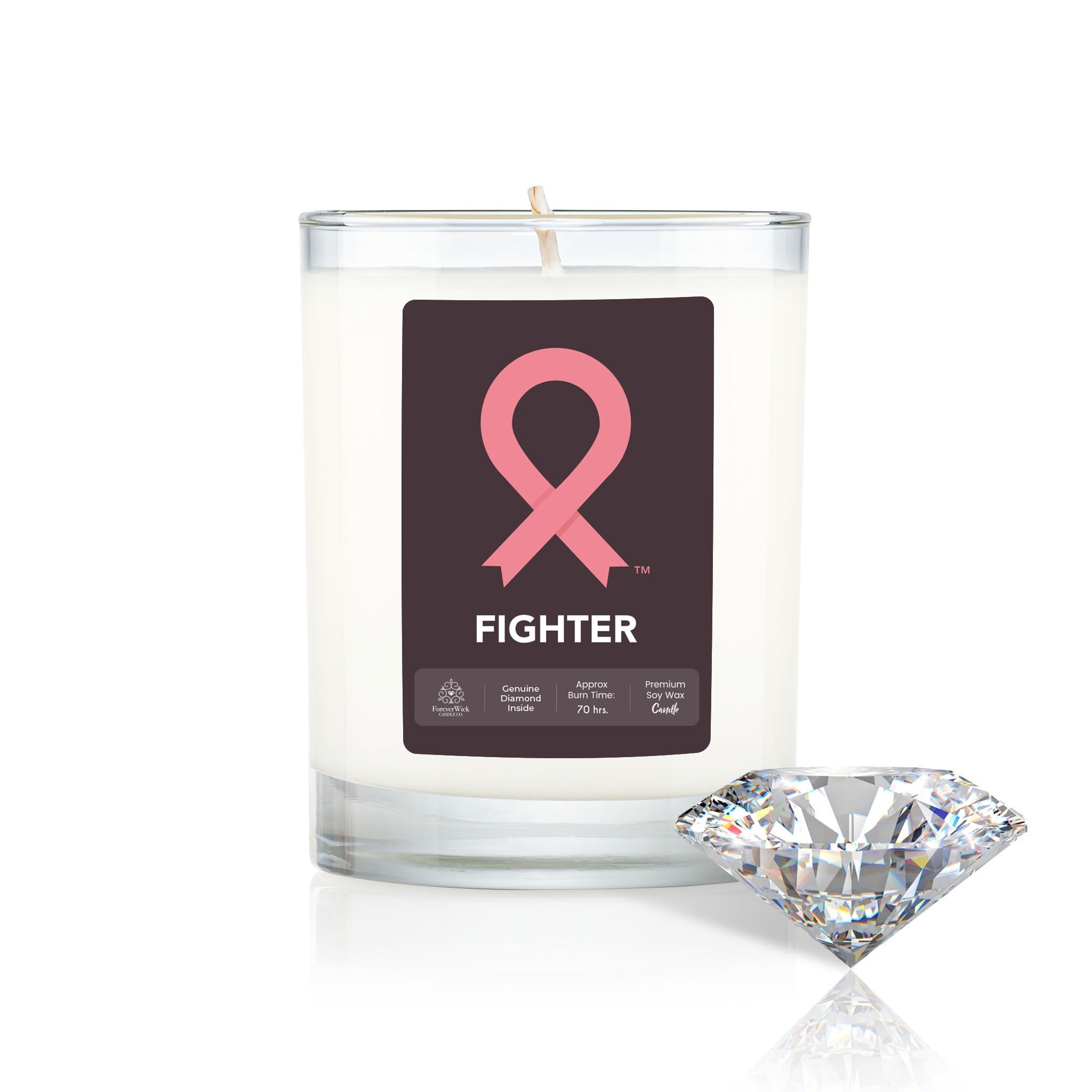 The Pink Ribbon Diamond Candle Collection