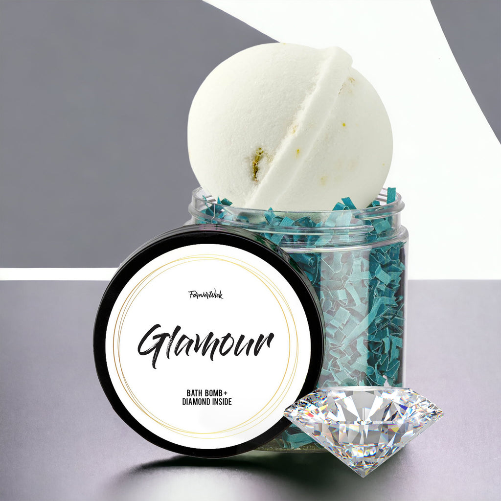 Glamour Luxury Bath Bomb + Genuine Diamond