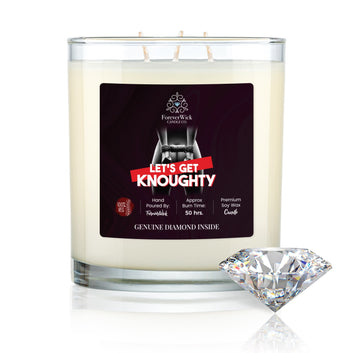 Let's Get Knoughty 3 Wick Diamond Candle