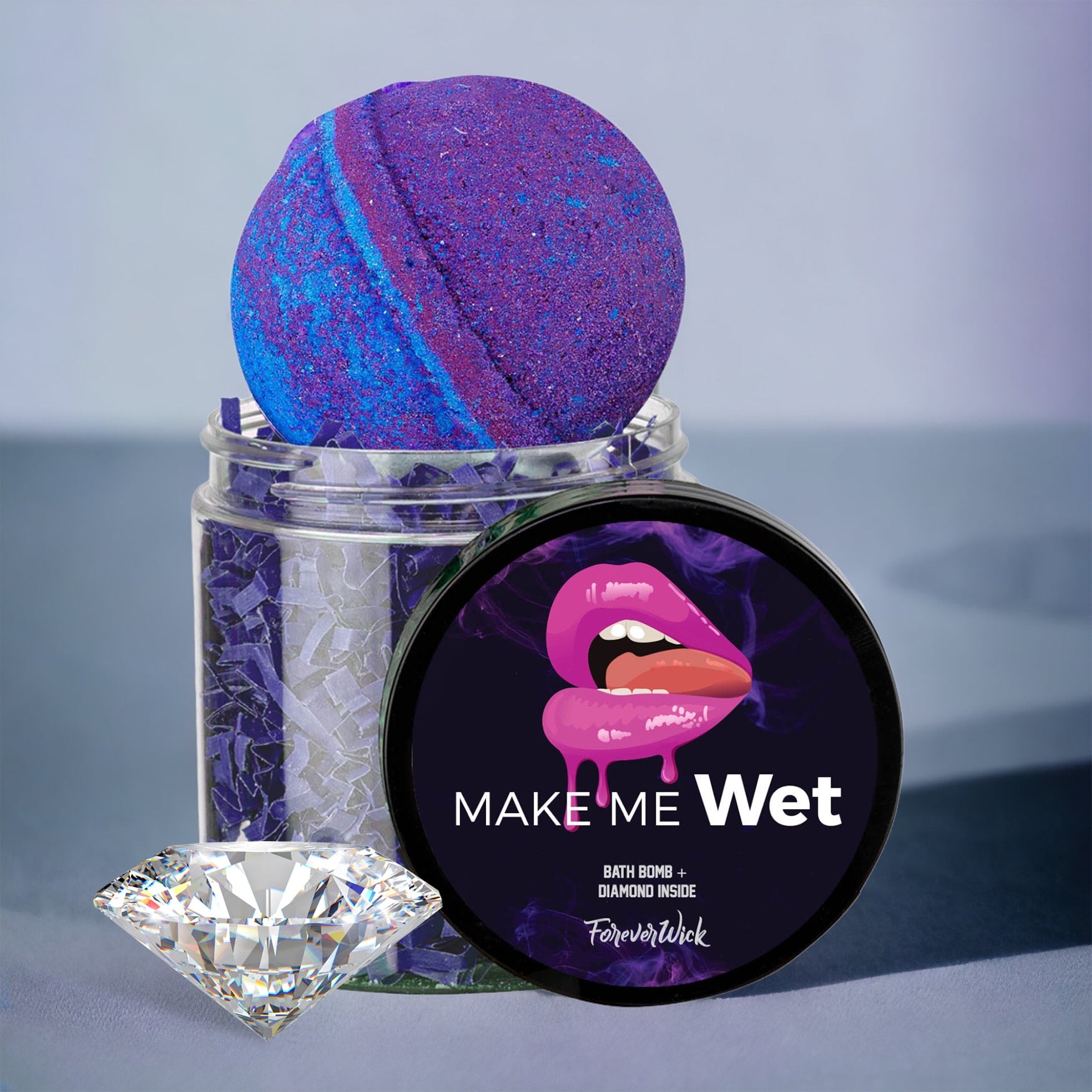 Make Me WET Luxury Bath Bomb + Genuine Diamond