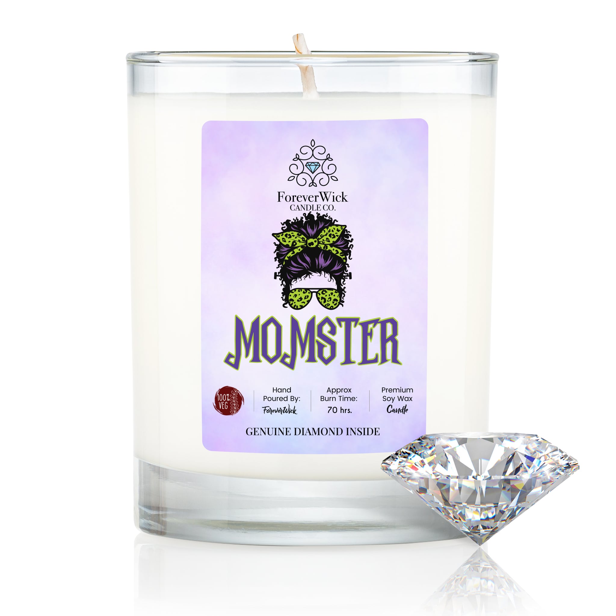 Momster Diamond Candle