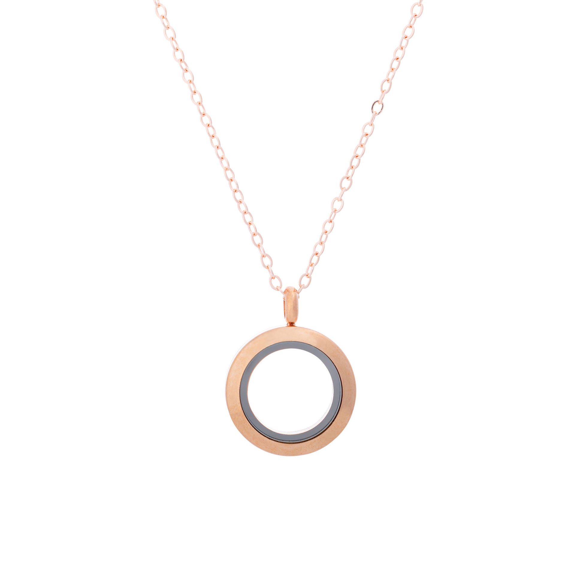 Luxury Locket Necklace | Rose Gold