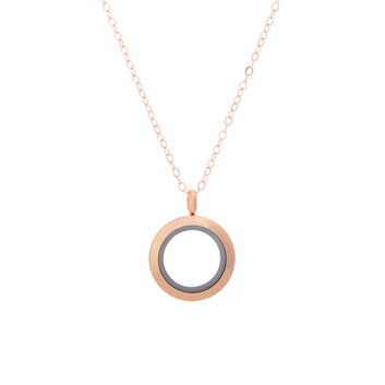 Luxury Locket Necklace | Rose Gold